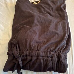 Caslon Classic Black Cotton Dress